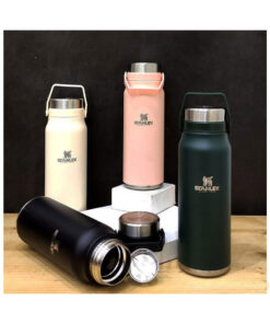 فلاسک 600میل استنلی درب استیل رنگ مشکی