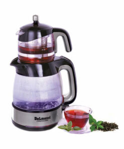 چای ساز دلمونتی مشکی سیلور مدل Tea maker DL 400