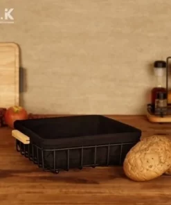 سبد پارچه ای مربع B.V.K مدل 401201