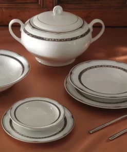 Alternative view of سرویس غذاخوری 28 پارچه چینی زرین مدل پرشیا درجه عالی