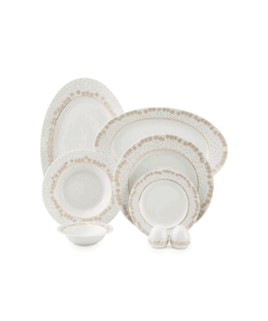 سرویس غذا خوری چینی زرین طرح برایدال طلایی درجه یک