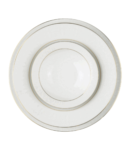 سرویس غذاخوری 28 پارچه چینی زرین مدل سپید صدف