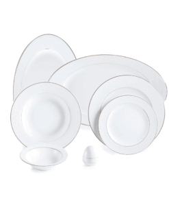 Alternative view of سرویس غذاخوری 28 پارچه چینی زرین  مدل سپید صدف