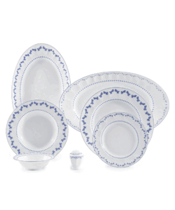 سرویس غذاخوری 29 پارچه مدل فرانسیس سرمه ای