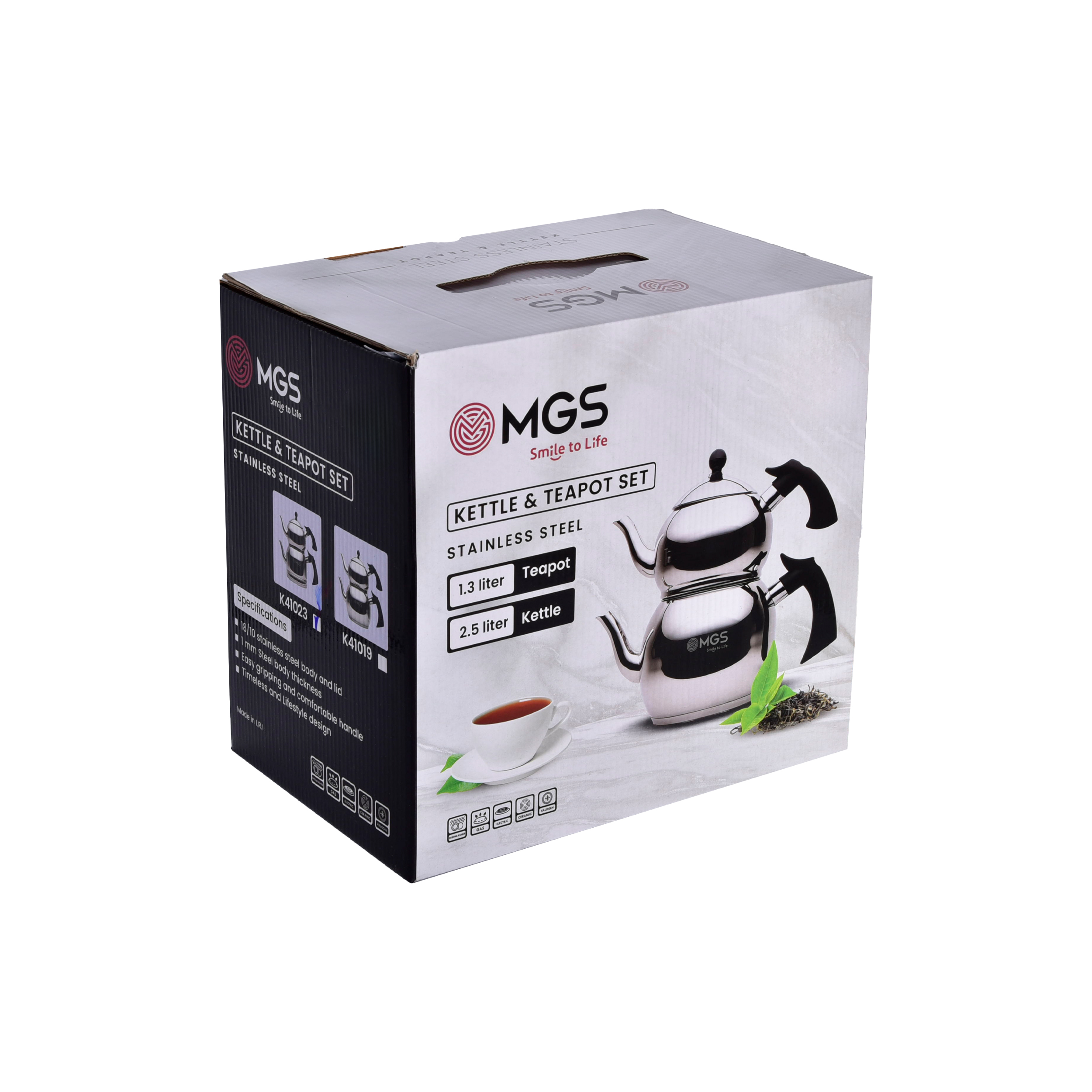 کتری قوری ام جی اس مدل K41023 گنجایش ۲.۵ لیتر