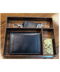 ست چرم جاکارتی و فندک برند ماد