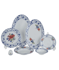 سرویس غذا خوری 28 پارچه چینی زرین مدل گرانادا درجه عالی